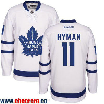Zach Hyman Toronto Maple Leafs white Away jersey