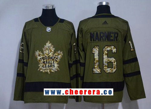 Mitchell Marner Toronto Maple Leafs green Salute To Service jersey