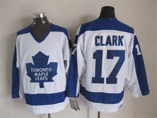 Wendel Clark Toronto Maple Leafs white Throwback jersey