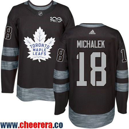 Milan Michalek Toronto Maple Leafs black jersey