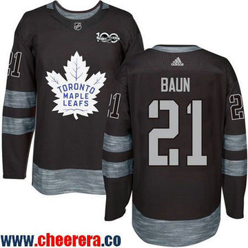 Bobby Baun Toronto Maple Leafs black jersey