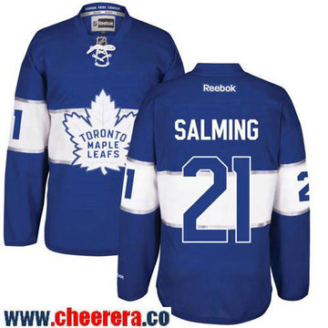 Borje Salming Toronto Maple Leafs blue Classic jersey