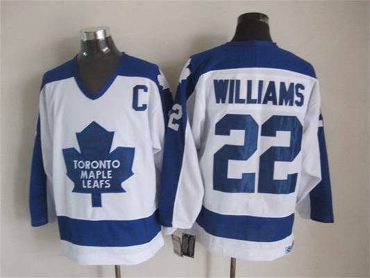 Tiger Williams Toronto Maple Leafs white Throwback jersey