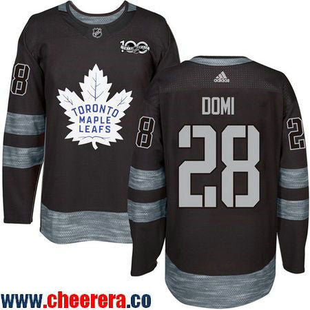 Tie Domi Toronto Maple Leafs black jersey