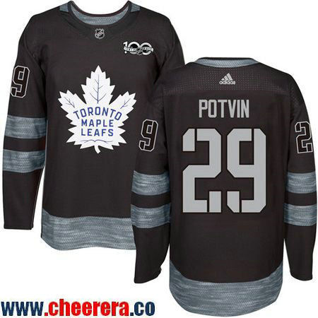 Felix Potvin Toronto Maple Leafs black jersey
