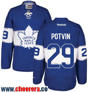 Felix Potvin Toronto Maple Leafs blue Classic jersey