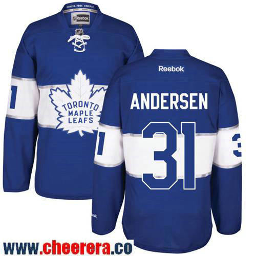 Frederik Andersen Toronto Maple Leafs blue Classic jersey