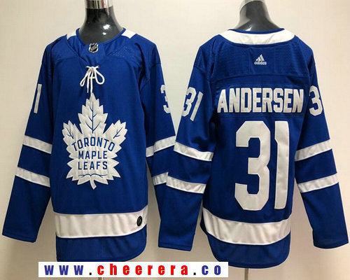 Frederik Andersen Toronto Maple Leafs royal Home jersey