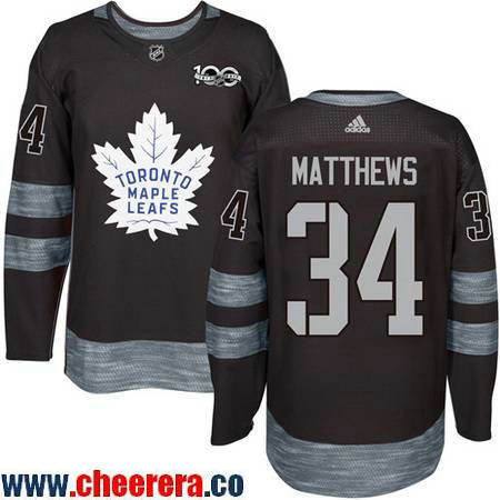 Auston Matthews Toronto Maple Leafs black jersey
