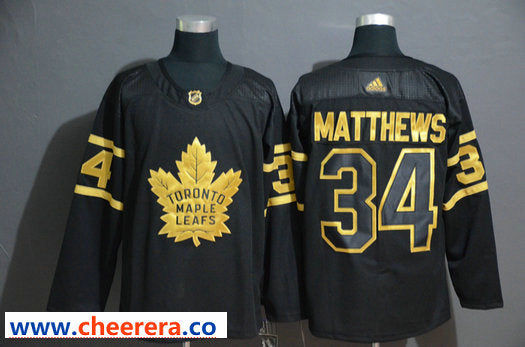 Auston Matthews Toronto Maple Leafs black jersey