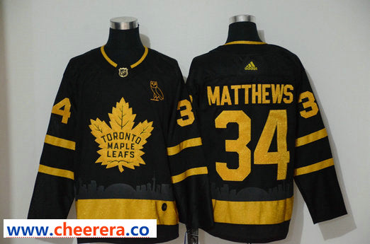 Auston Matthews Toronto Maple Leafs black jersey