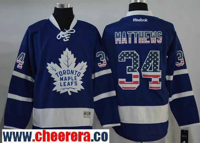 Auston Matthews Toronto Maple Leafs blue Fashion jersey