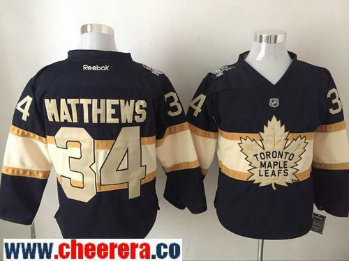 Auston Matthews Toronto Maple Leafs navy jersey