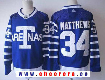 Auston Matthews Toronto Maple Leafs royal jersey
