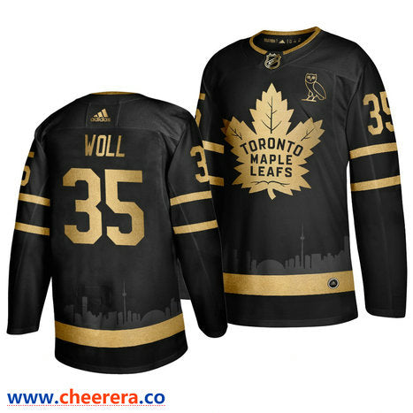 Joseph Woll Toronto Maple Leafs black jersey