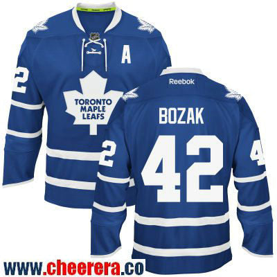 Tyler Bozak Toronto Maple Leafs blue jersey