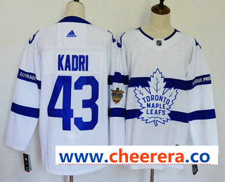 Nazem Kadri Toronto Maple Leafs white Winter Classic jersey