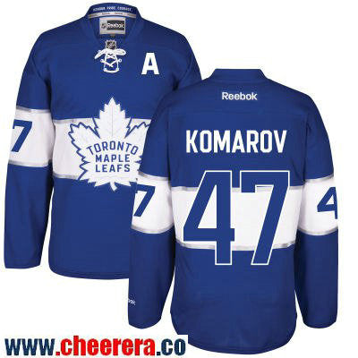 Leo Komarov Toronto Maple Leafs blue Classic jersey