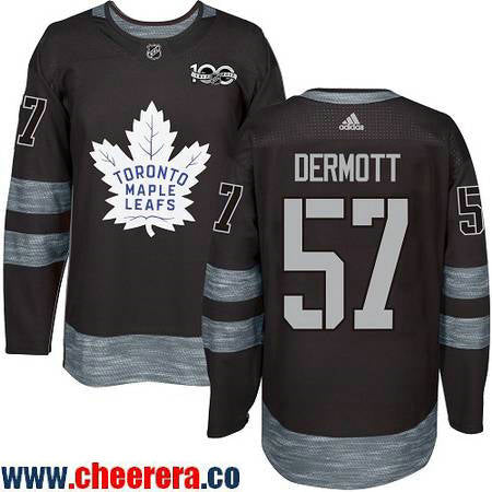 Travis Dermott Toronto Maple Leafs black jersey
