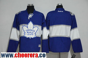 Custom Toronto Maple Leafs blue Classic jersey