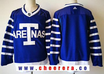 Blank Royal Toronto Maple Leafs blue jersey