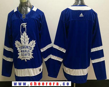 Blank Royal Toronto Maple Leafs blue Home jersey
