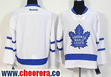 Custom Toronto Maple Leafs white Away jersey
