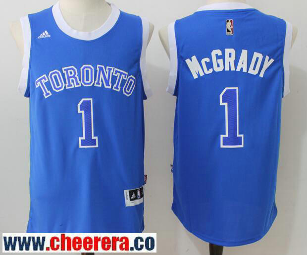 Tracy McGrady Toronto Raptors blue jersey