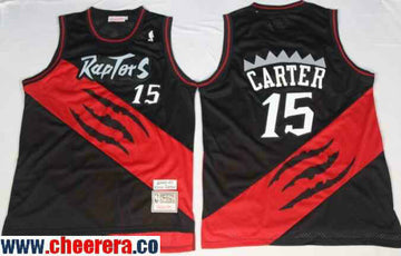 Vince Carter Toronto Raptors black Throwback jersey