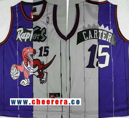 Vince Carter Toronto Raptors purple Classic jersey