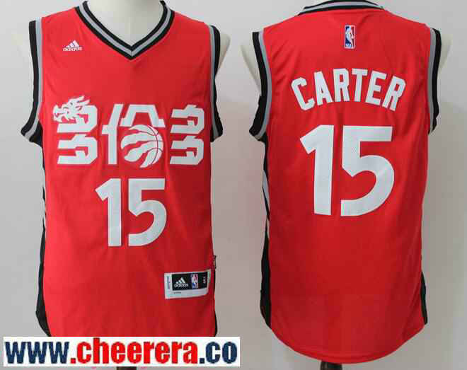 Vince Carter Toronto Raptors red jersey