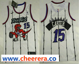 Vince Carter Toronto Raptors white jersey