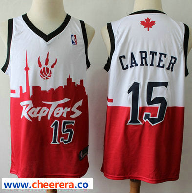 Vince Carter Toronto Raptors white jersey