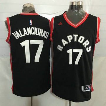 Jonas Valanciunas Toronto Raptors black jersey