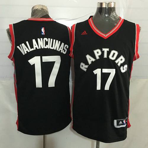 Jonas Valanciunas Toronto Raptors black jersey