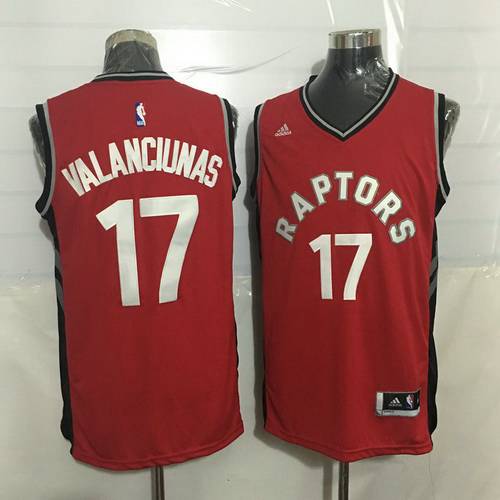 Jonas Valanciunas Toronto Raptors red jersey