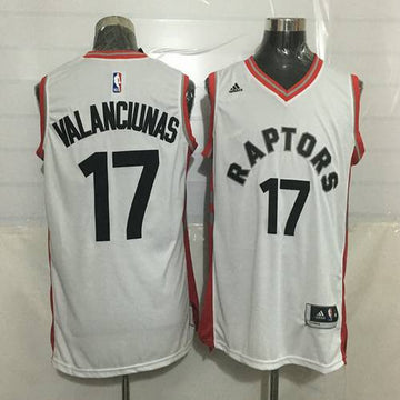 Jonas Valanciunas Toronto Raptors white jersey
