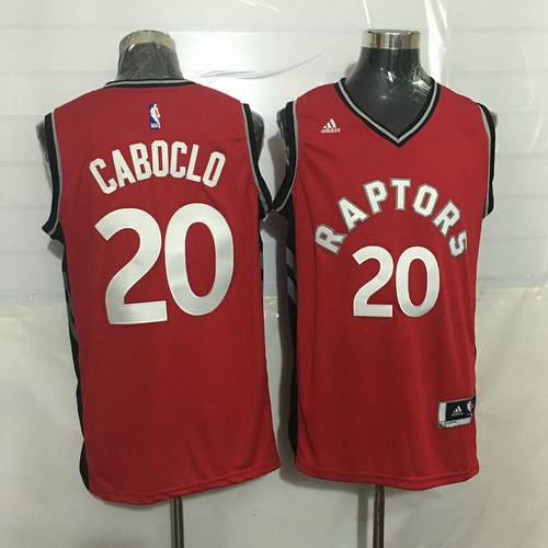 Bruno Caboclo Toronto Raptors red jersey