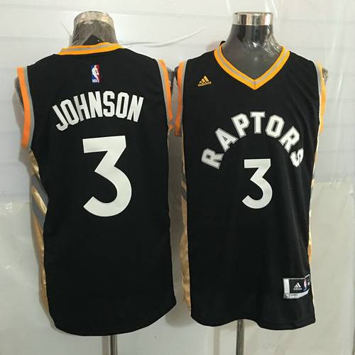 James Johnson Toronto Raptors black jersey