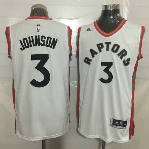 James Johnson Toronto Raptors white jersey