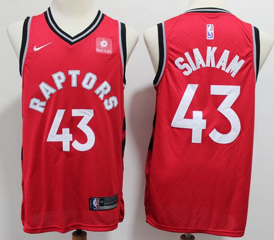 Pascal Siakam Toronto Raptors red jersey