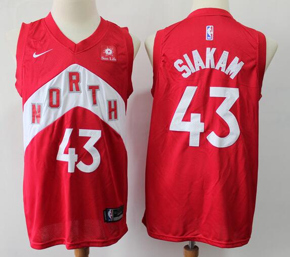 Pascal Siakam Toronto Raptors red jersey