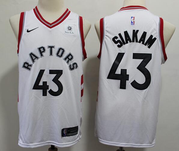 Pascal Siakam Toronto Raptors white jersey
