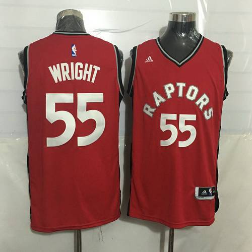 Delon Wright Toronto Raptors red jersey