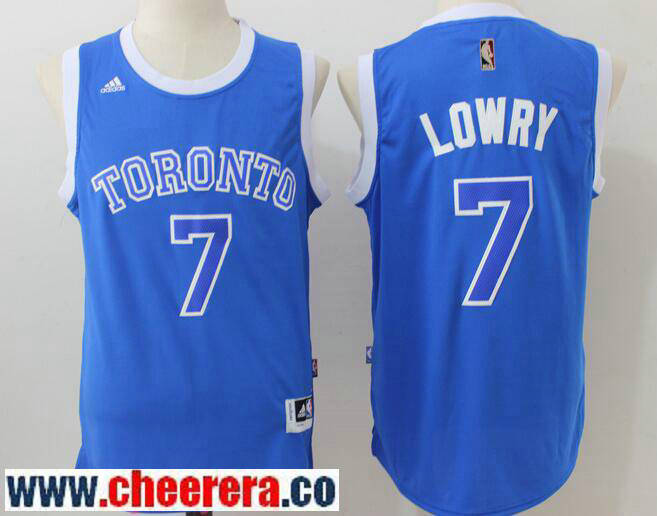 Kyle Lowry Toronto Raptors blue jersey