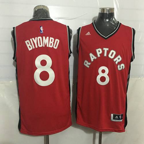 Bismack Biyombo Toronto Raptors red jersey