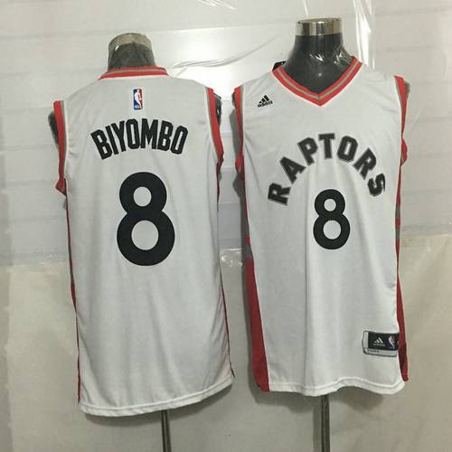 Bismack Biyombo Toronto Raptors white jersey