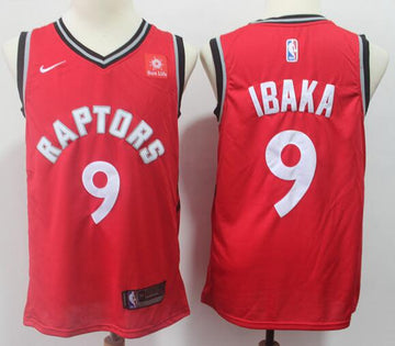 Serge Ibaka Toronto Raptors red jersey