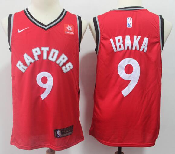 Serge Ibaka Toronto Raptors red jersey