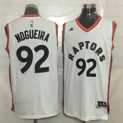 Lucas Nogueira Toronto Raptors white jersey